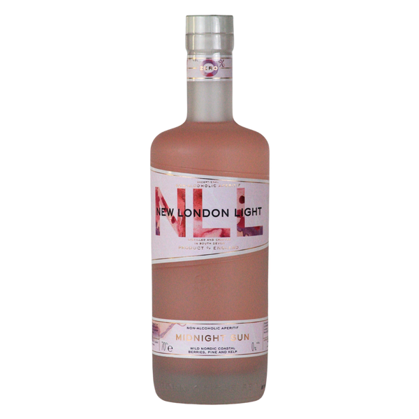 New London Light Midnight Sun 0% alcohol free aperitif in a 70cl bottle
