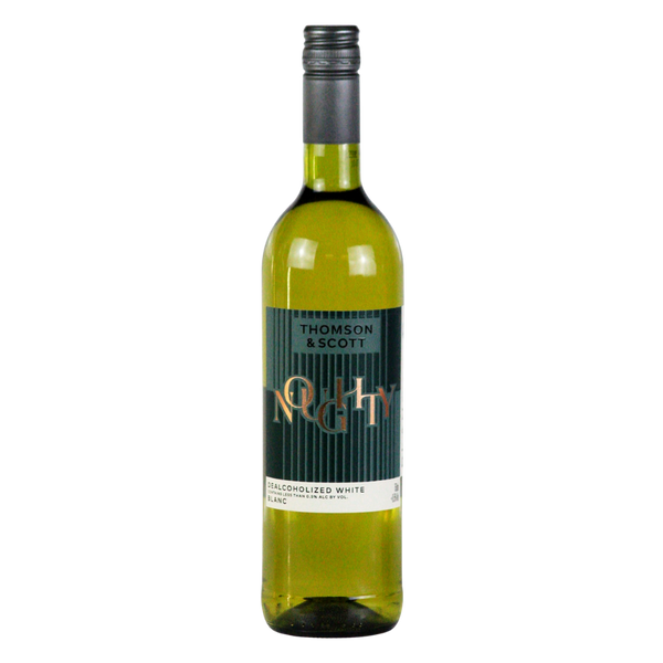 Noughty alcohol free organic white wine in a 75cl bottle