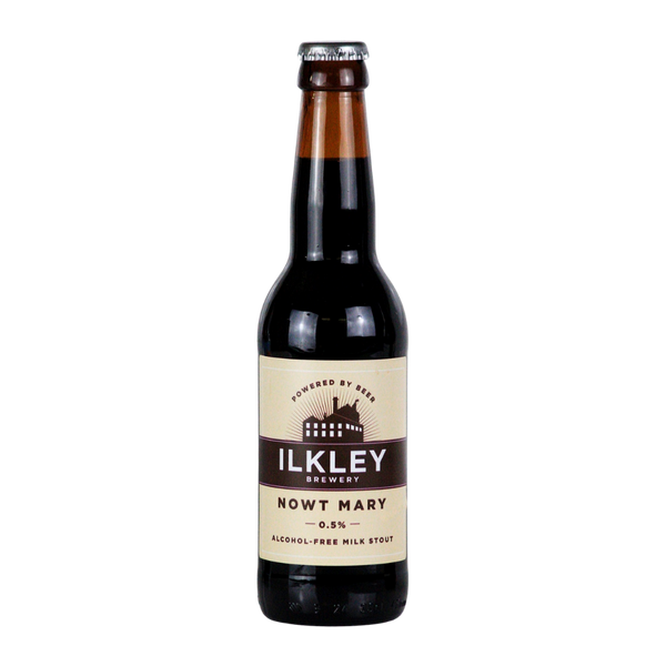 Ilkley Brewery Nowt Mary alcohol free milk stout in a 330ml bottle