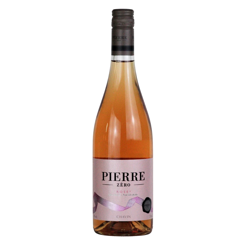 Pierre Zéro 0.0% alcohol free rosé wine in a 75cl bottle