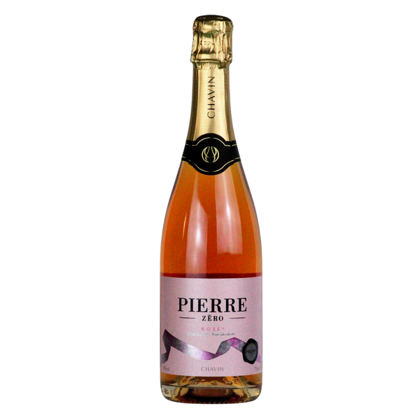 Pierre Zéro sparkling rosé 0.0% alcohol free wine in a 75cl bottle