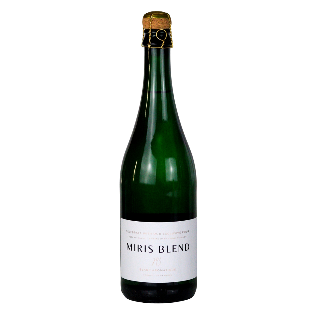 Miris Blend Blanc Aromatique alcohol free sparkling white wine in a 75cl bottle