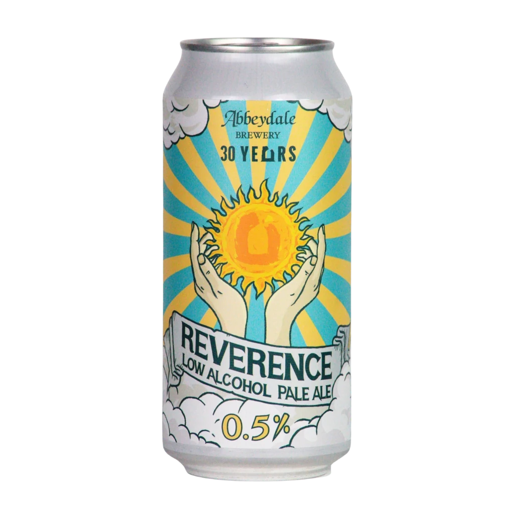 Abbeydale Reverence alcohol free pale ale in a 440ml can