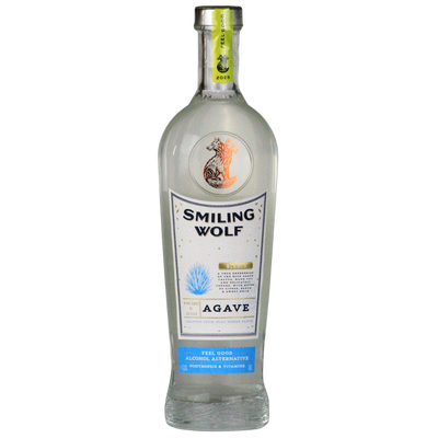 Smiling Wolf Agave alcohol free tequila alternative in a 70cl bottle