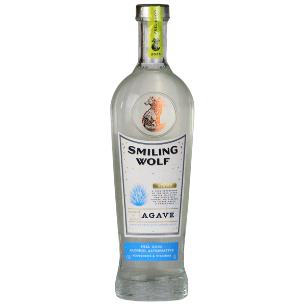 Smiling Wolf Agave alcohol free tequila alternative in a 70cl bottle