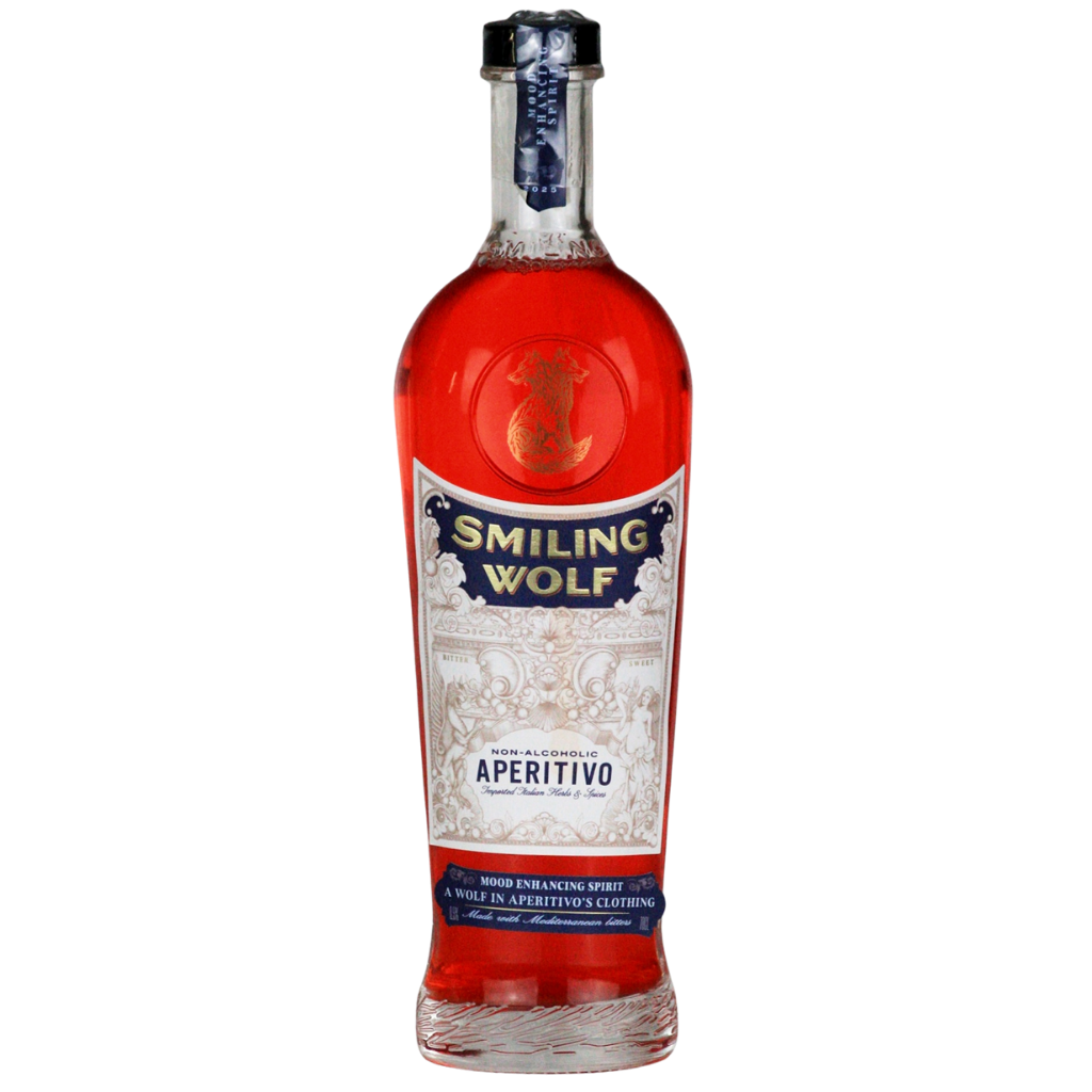 Smiling Wolf Aperitivo alcohol free Aperol alternative in a 70cl bottle