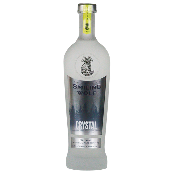 Smiling Wolf Crystal alcohol free vodka alternative in a 70cl bottle