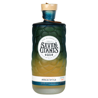 Seven Giants Añejo Style 0.0% alcohol free tequila alternative in a 700ml bottle