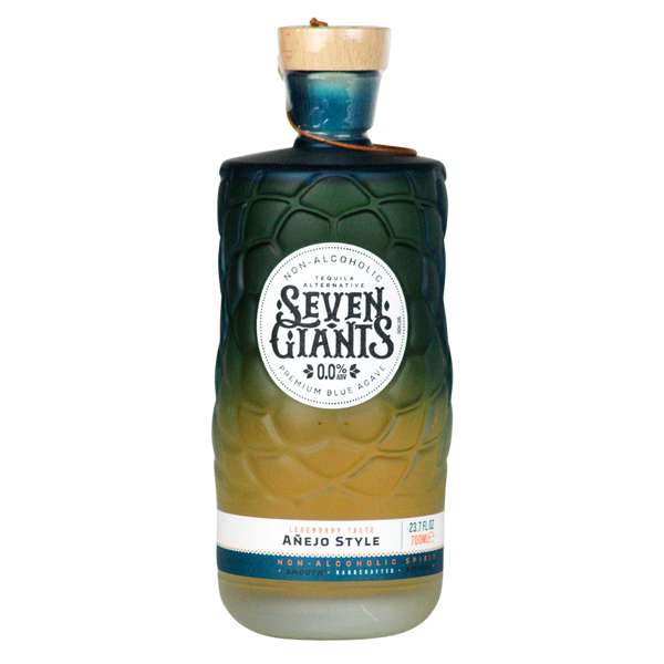 Seven Giants Añejo Style 0.0% alcohol free tequila alternative in a 700ml bottle