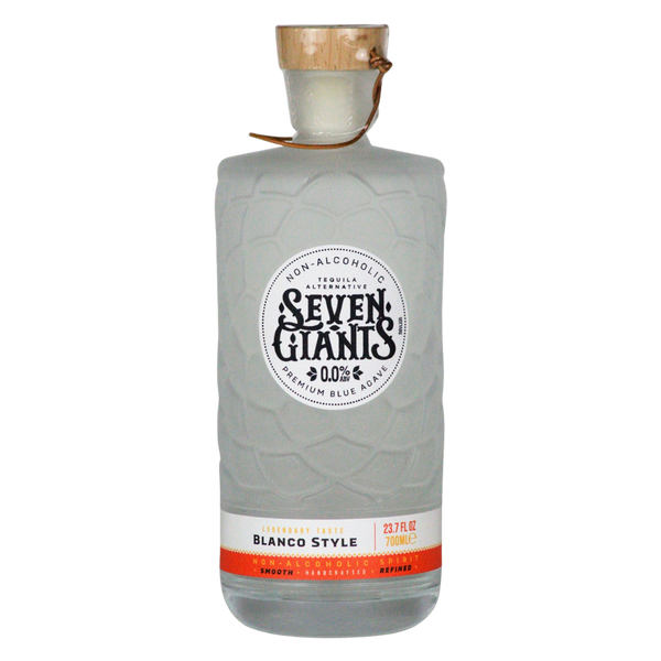Seven Giants Blanco 0.0% alcohol free tequila alternative in a 700ml bottle