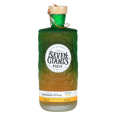 Seven Giants Reposado Style 0.0% alcohol free tequila alternative in a 700ml bottle