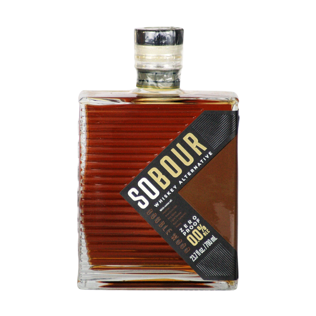 Sobour Doublewood 0.0% alcohol free bourbon alternative in a 700ml bottle