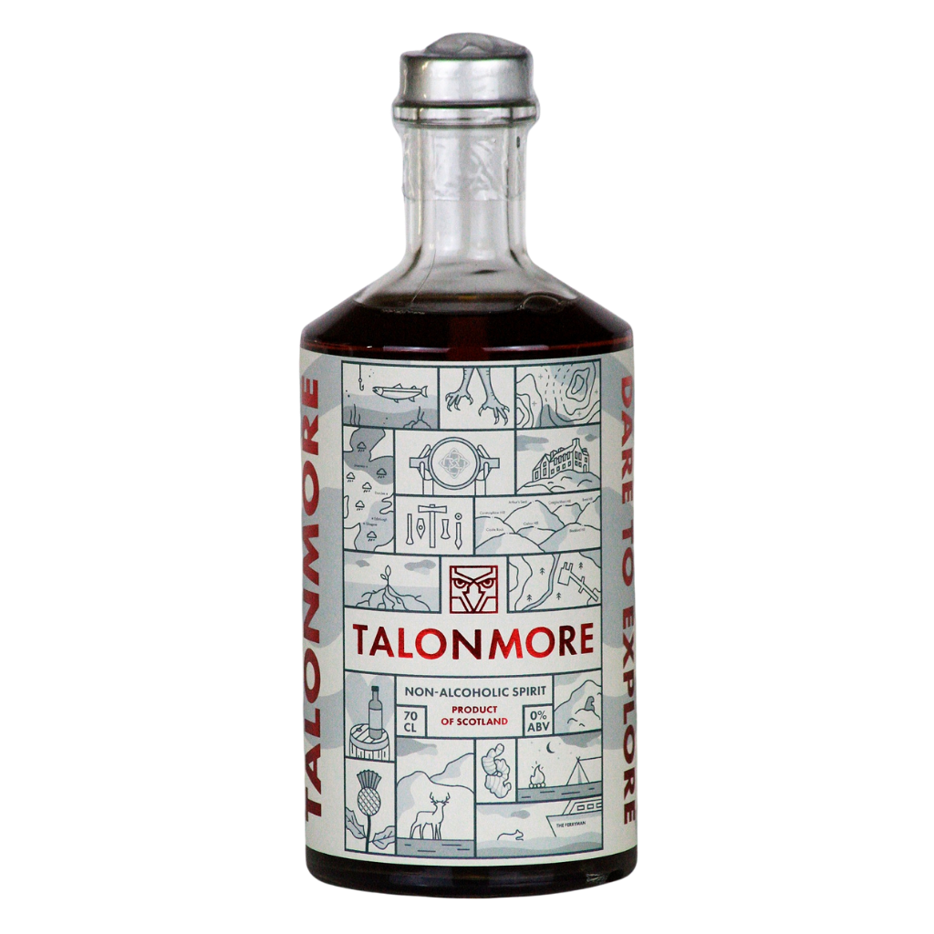 Talonmore 0.0% alcohol free whisky alternative in a 700ml bottle