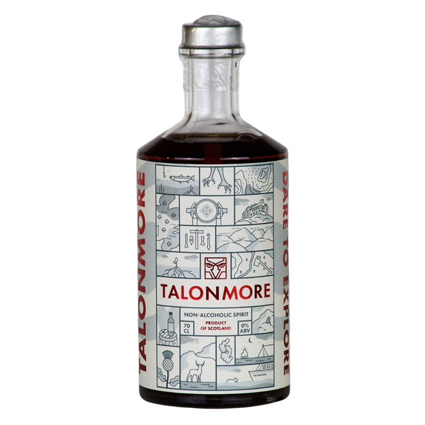 Talonmore 0.0% alcohol free whisky alternative in a 700ml bottle