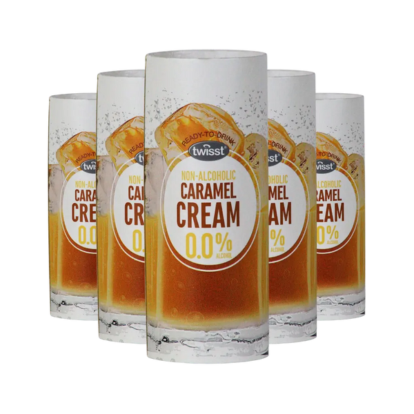 Case of 12 Twisst Caramel Cream alcohol free cream liqueur alternative cans