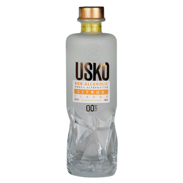 USKO Citrus 0.0% alcohol free vodka alternative in a 700ml bottle
