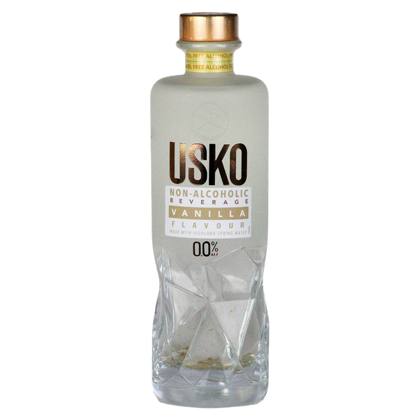 USKO Vanilla 0.0% alcohol free vodka alternative in a 700ml bottle