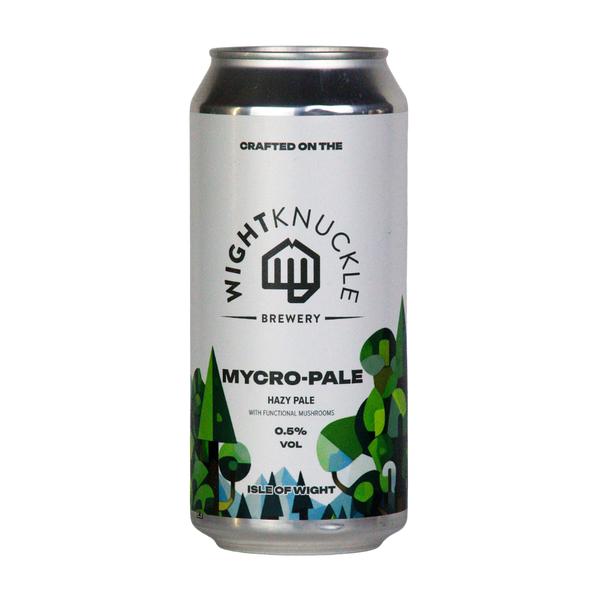 Wight Knuckle Mycro-Pale alcohol free hazy pale ale in a 440ml can