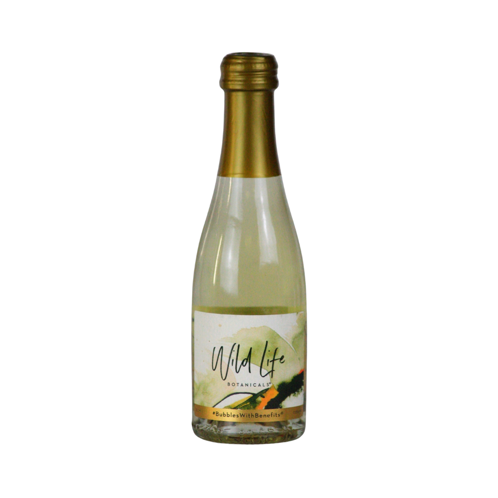 Wild Life Botanicals Nude alcohol free sparkling white wine in a 20cl bottle