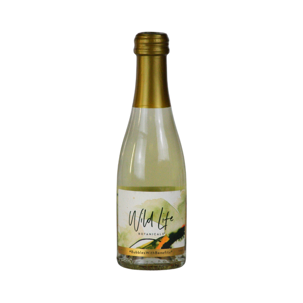Wild Life Botanicals Nude alcohol free sparkling white wine in a 20cl bottle