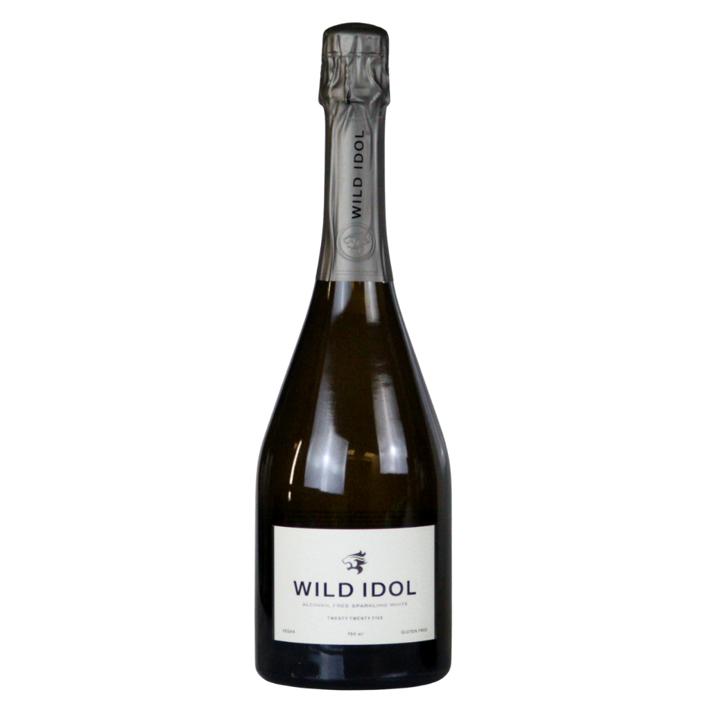 Wild Idol 0.0% alcohol free sparkling white wine in a 75cl bottle