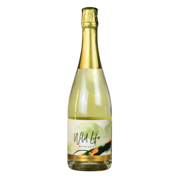 Wild Life Botanicals Nude alcohol free sparkling white wine in a 75cl bottle
