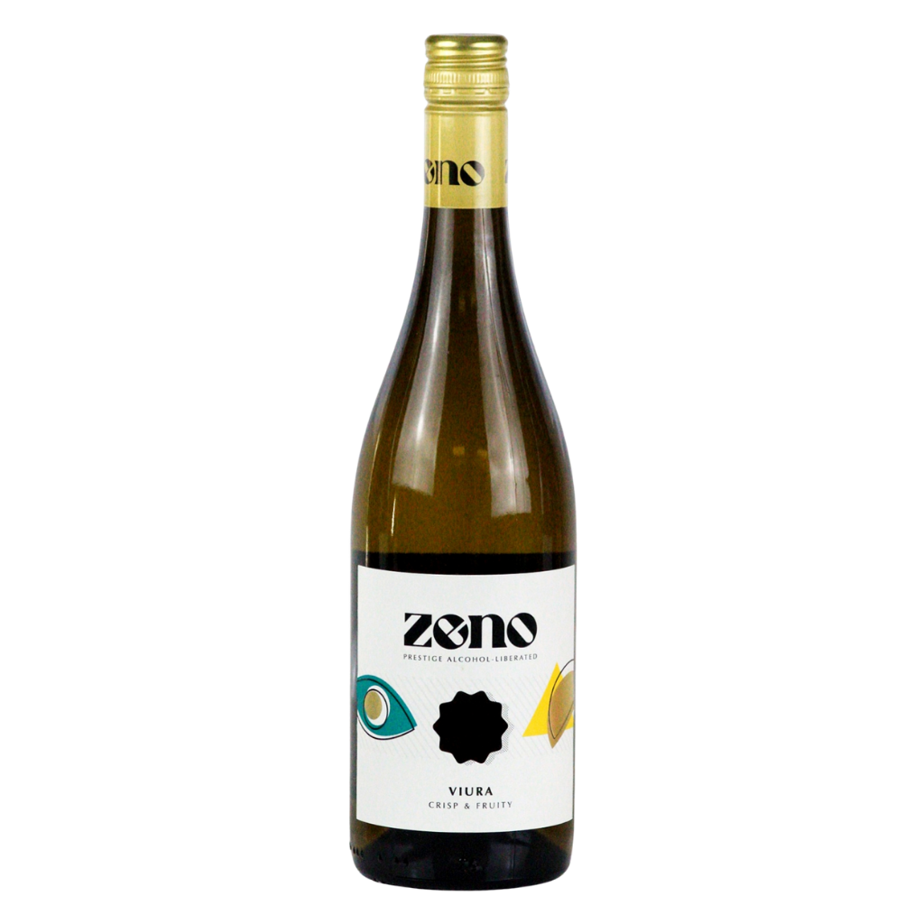 ZENO alcohol-liberated white wine in a 75cl bottle