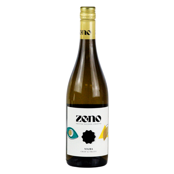 ZENO alcohol-liberated white wine in a 75cl bottle