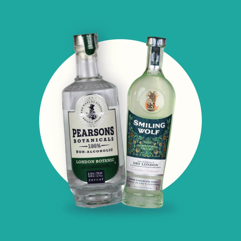 Alcohol free spirits: Pearsons Botanicals London Botanic and Smiling Wolf Dry London gin alternatives