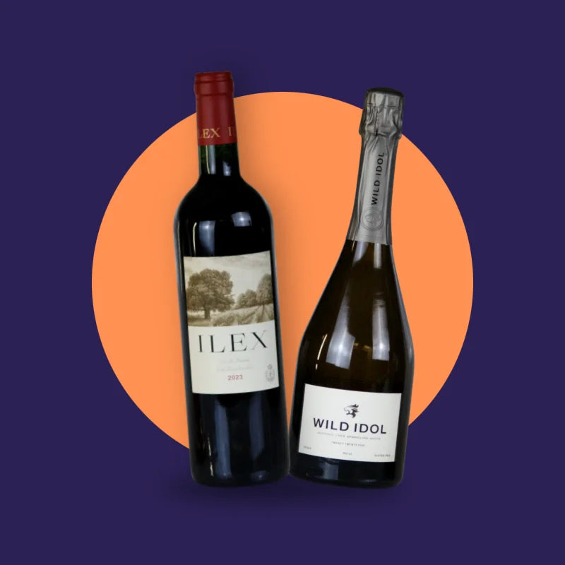 Alcohol free wine: ILEX Saint-Émilion red and Wild Idol sparkling white