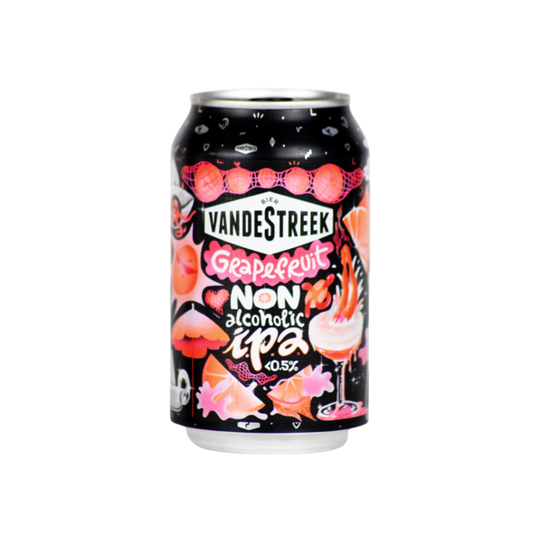 vandeStreek Grapefruit alcohol free IPA in a 330ml can