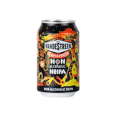vandeStreek Funhouse alcohol free NEIPA in a 330ml can
