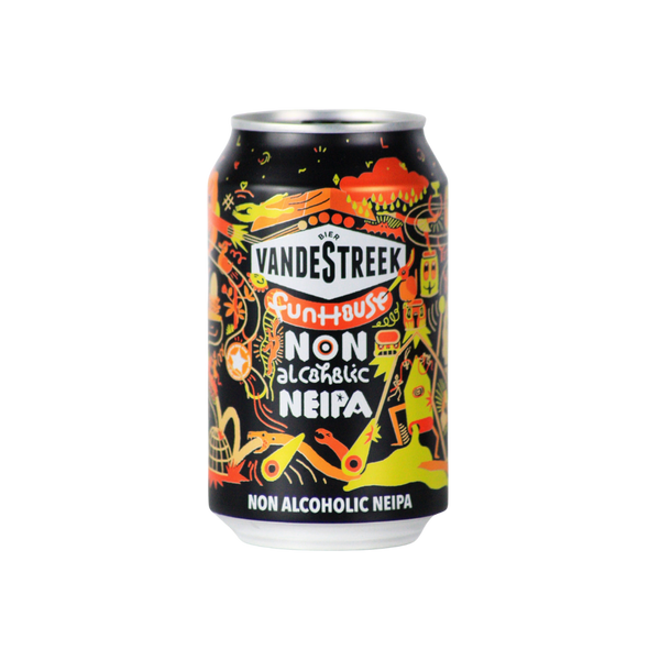vandeStreek Funhouse alcohol free NEIPA in a 330ml can