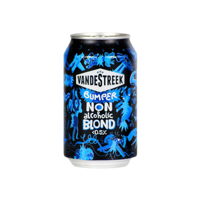 vandeStreek Bumper alcohol free blond beer in a 330ml can